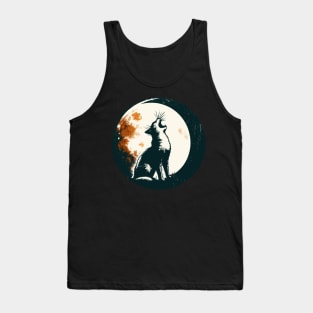 Funny howling cat Tank Top